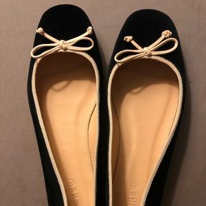 J.Crew Suede Ballet Flats